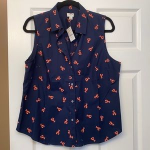 Cute top Lobster print